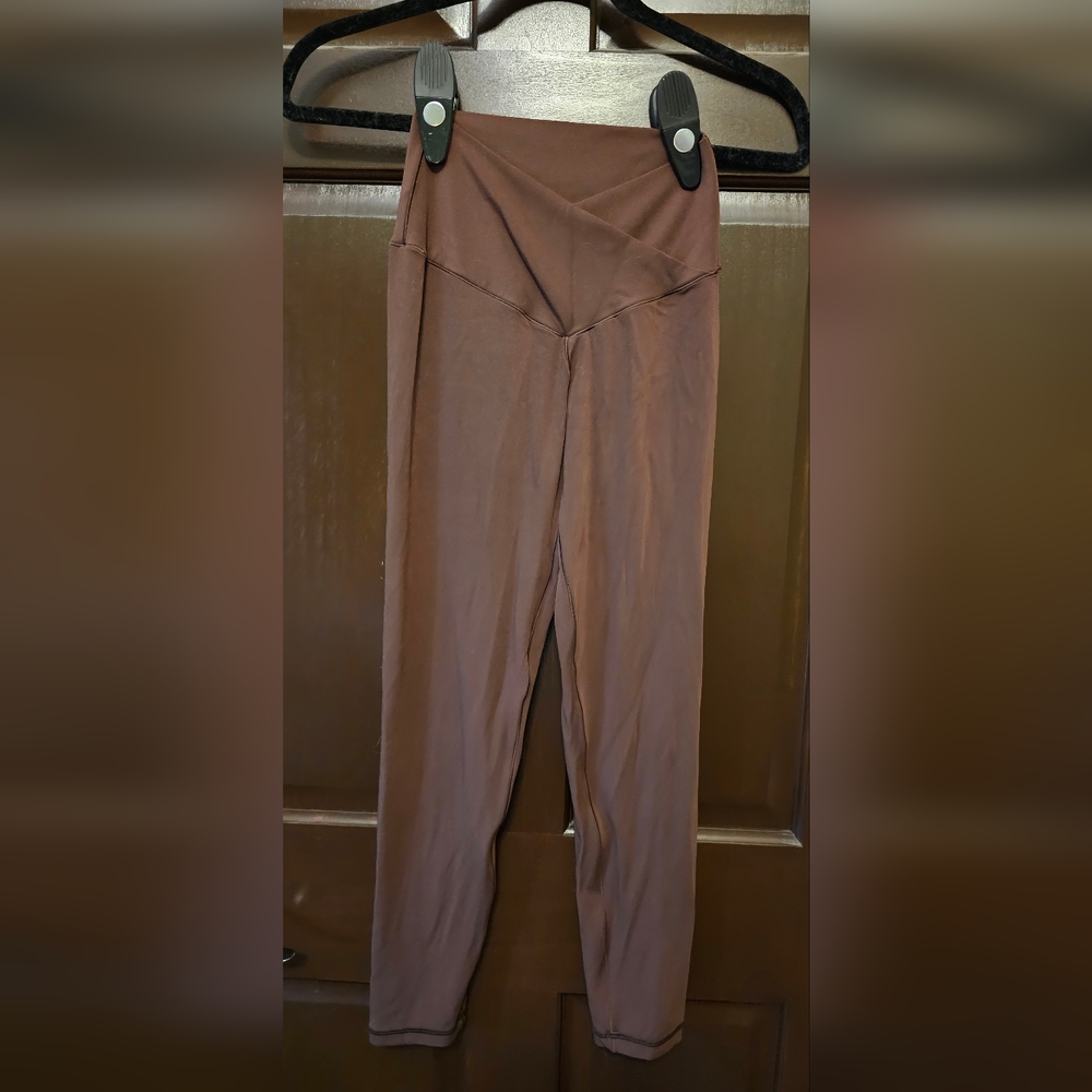 Offline by Aerie, M, high rise double crossover legging, brown